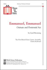 Emanuel, Emmanuel Two-Part Mixed choral sheet music cover